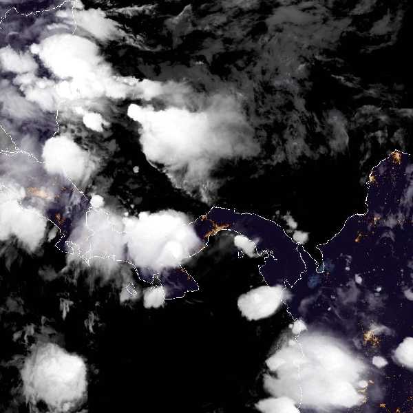 météo tropicale : Image satellite .