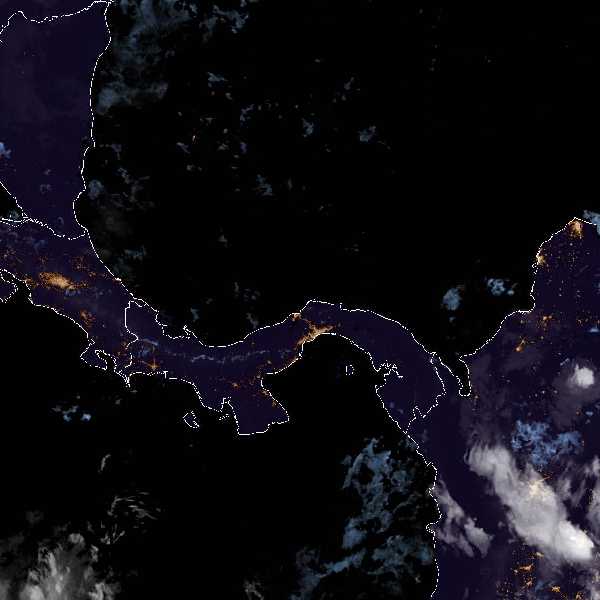 météo tropicale : Image satellite .