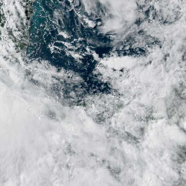 météo tropicale : Image satellite .