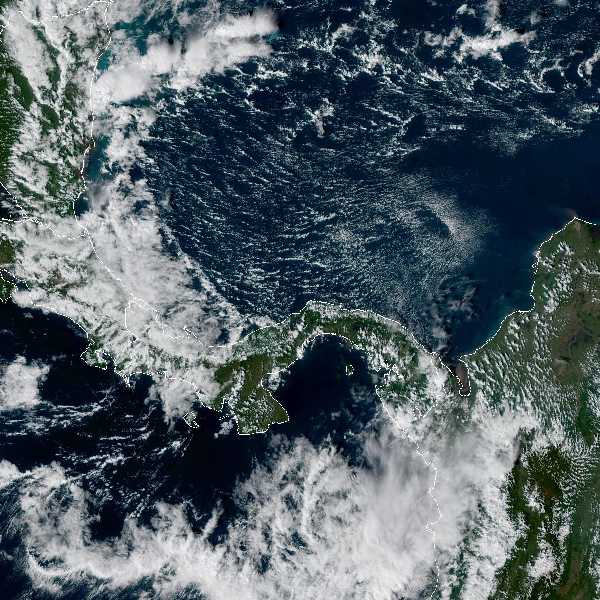 météo tropicale : Image satellite .