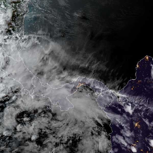 météo tropicale : Image satellite .