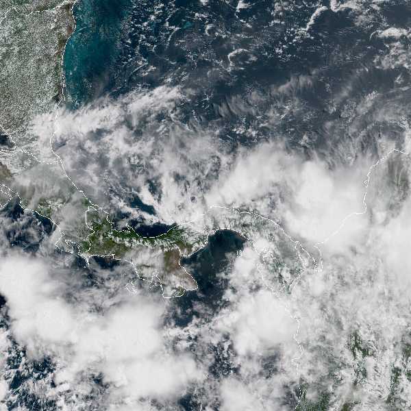 météo tropicale : Image satellite .