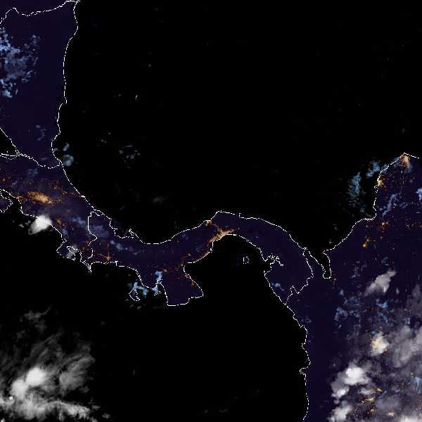 météo tropicale : Image satellite .
