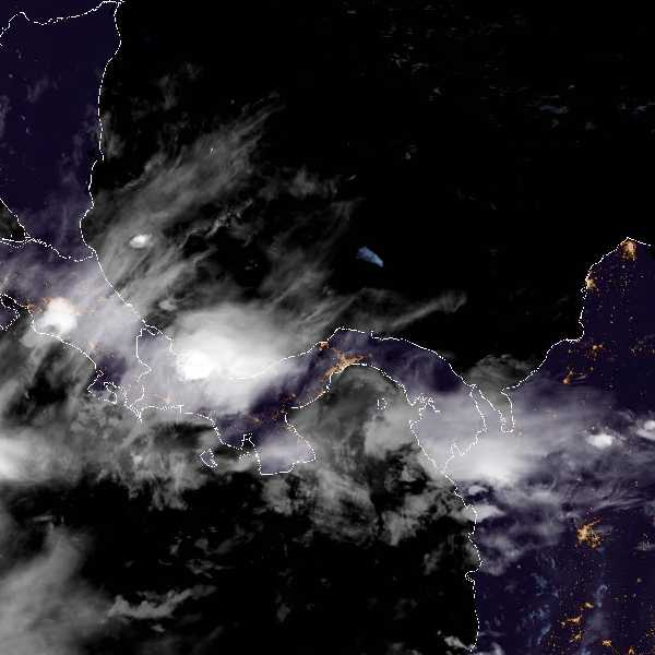 météo tropicale : Image satellite .