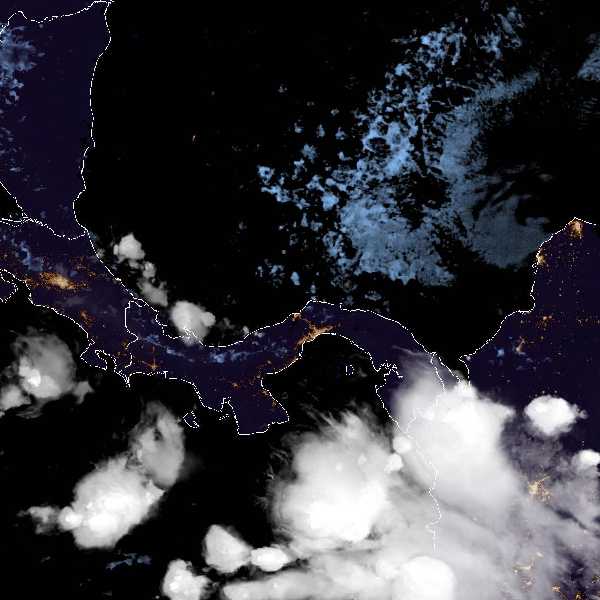 météo tropicale : Image satellite .