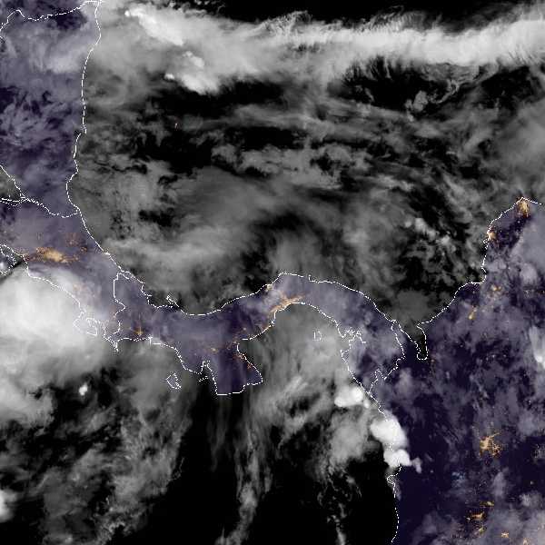 météo tropicale : Image satellite .