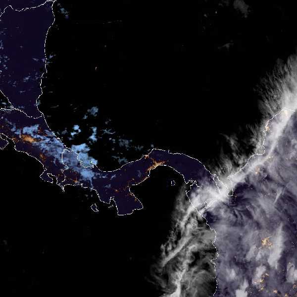 météo tropicale : Image satellite .