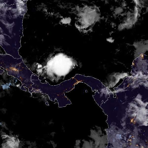 météo tropicale : Image satellite .