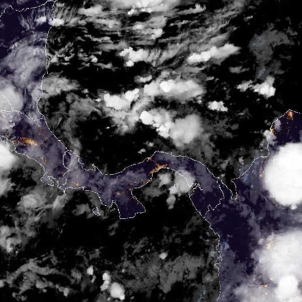 météo tropicale : Image satellite .