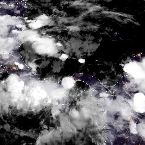 météo tropicale : Image satellite .