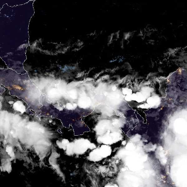 météo tropicale : Image satellite .