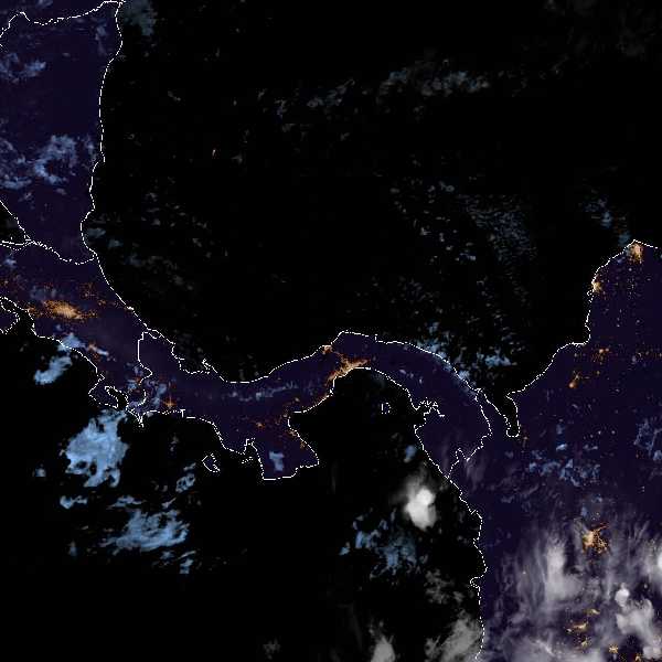 météo tropicale : Image satellite .