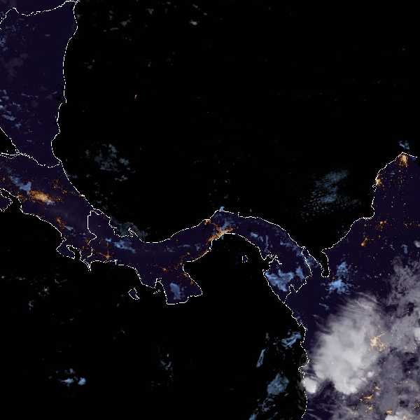 météo tropicale : Image satellite .