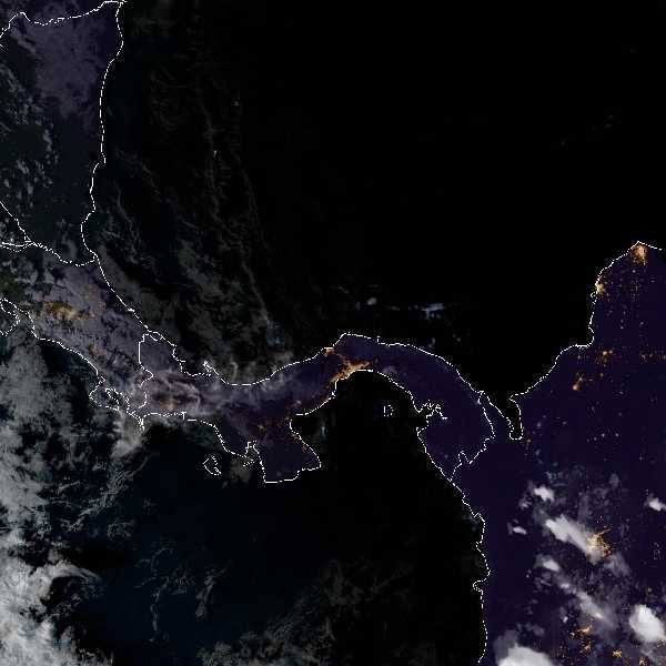 météo tropicale : Image satellite .