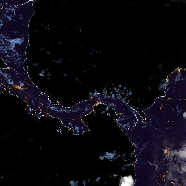 météo tropicale : Image satellite .