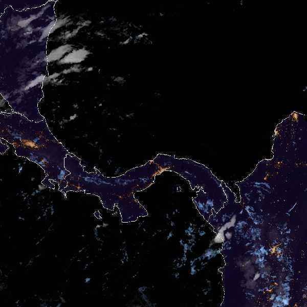météo tropicale : Image satellite .