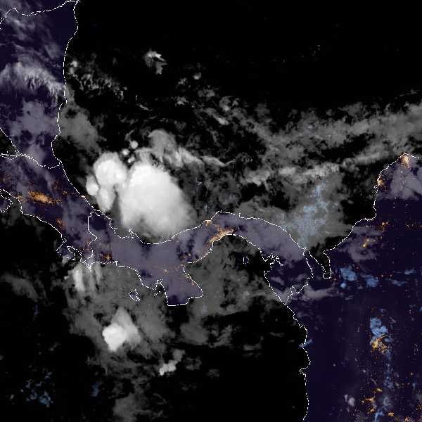 météo tropicale : Image satellite .