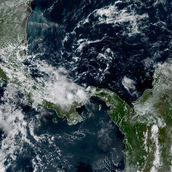 météo tropicale : Image satellite .