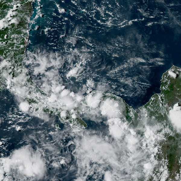 météo tropicale : Image satellite .
