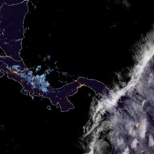 météo tropicale : Image satellite .