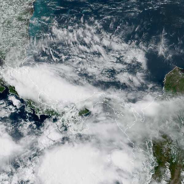 météo tropicale : Image satellite .