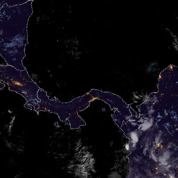 météo tropicale : Image satellite .