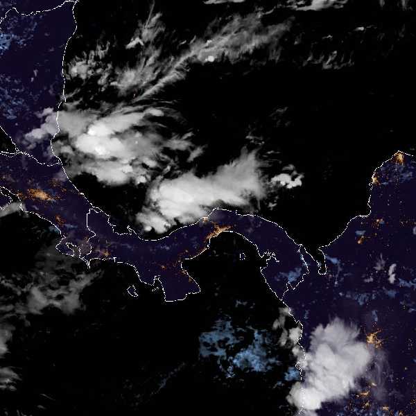 météo tropicale : Image satellite .