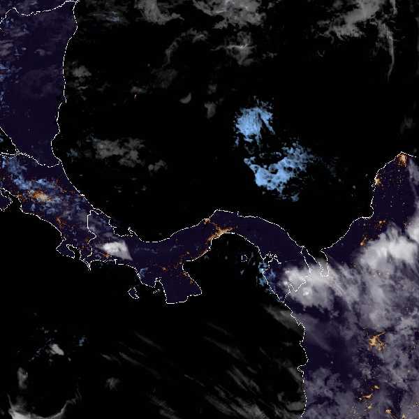 météo tropicale : Image satellite .