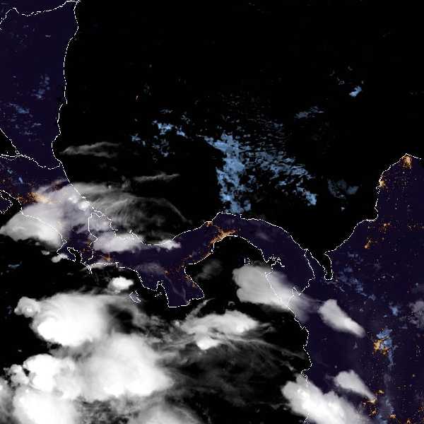 météo tropicale : Image satellite .