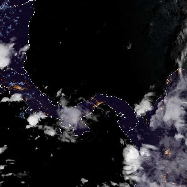 météo tropicale : Image satellite .
