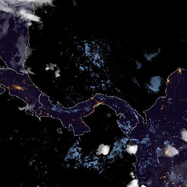 météo tropicale : Image satellite .