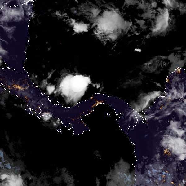 météo tropicale : Image satellite .