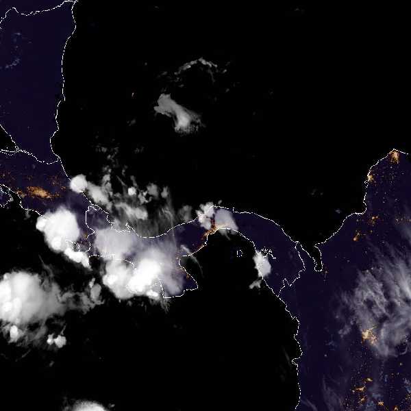 météo tropicale : Image satellite .