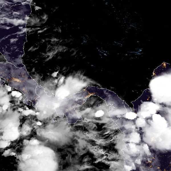 météo tropicale : Image satellite .