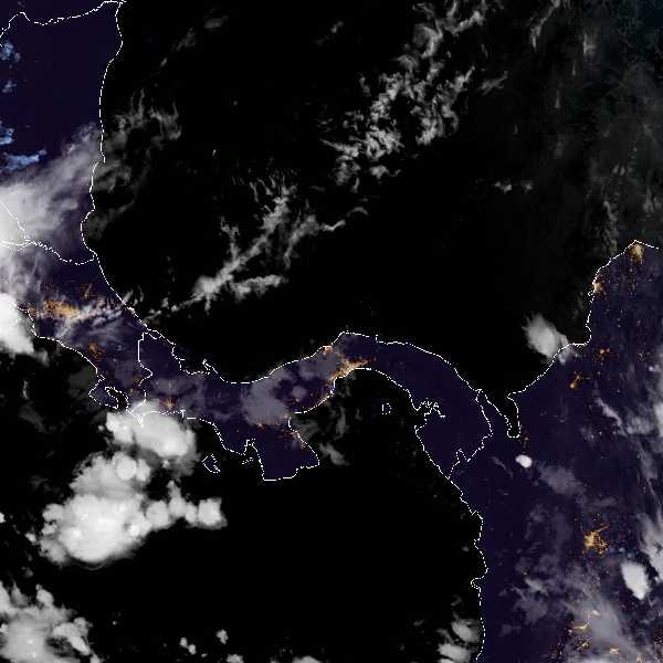 météo tropicale : Image satellite .