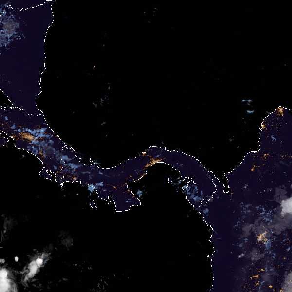 météo tropicale : Image satellite .