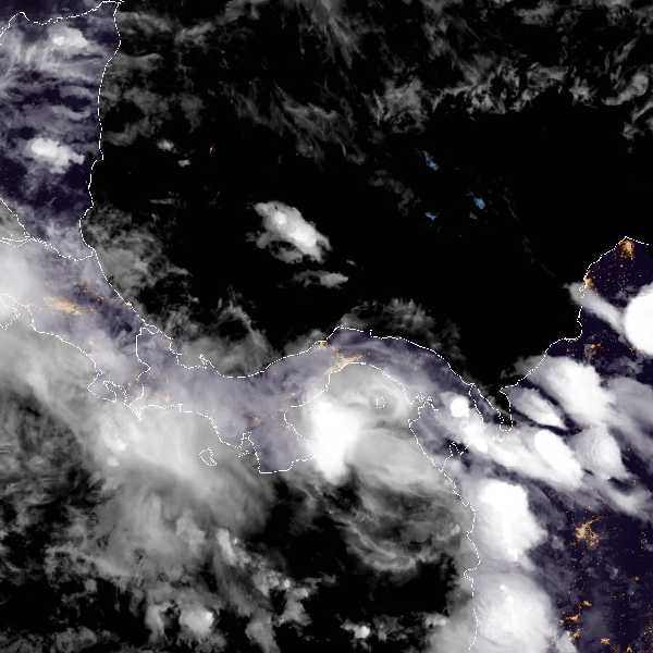 météo tropicale : Image satellite .