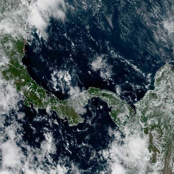météo tropicale : Image satellite .