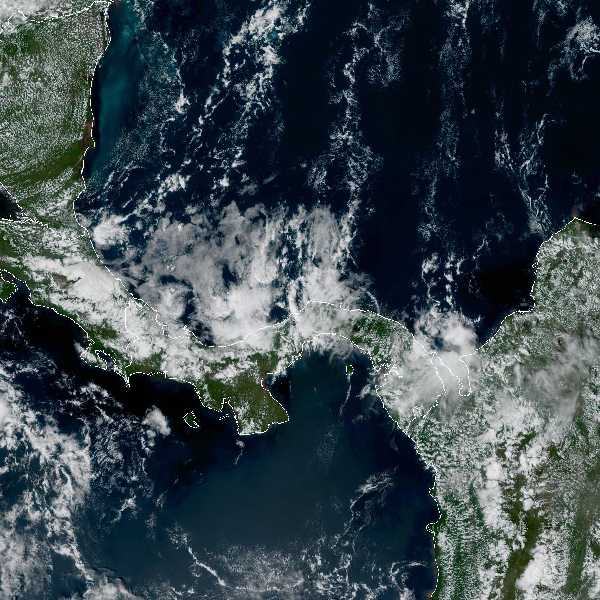 météo tropicale : Image satellite .