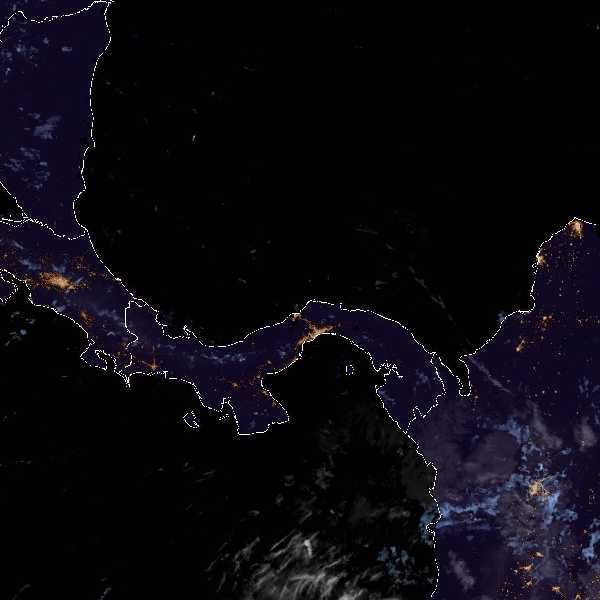 météo tropicale : Image satellite .