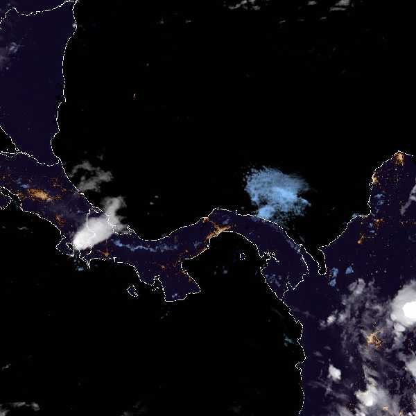 météo tropicale : Image satellite .