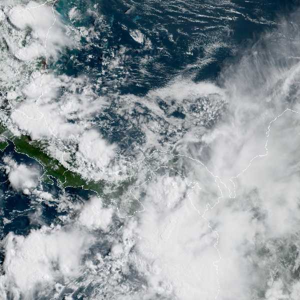 météo tropicale : Image satellite .