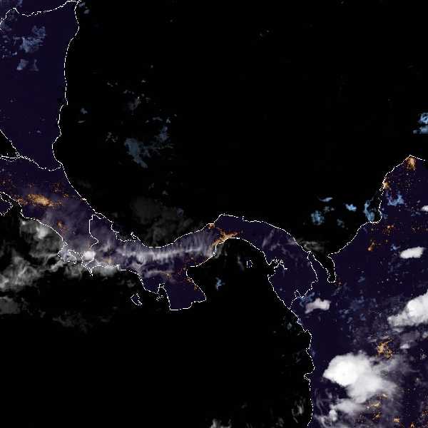 météo tropicale : Image satellite .