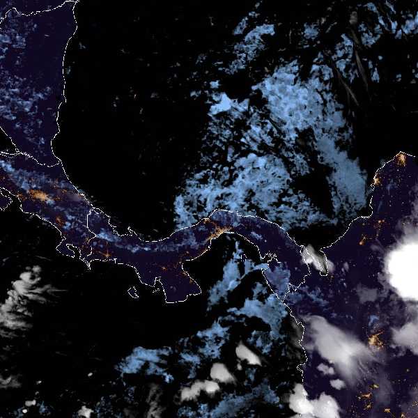 météo tropicale : Image satellite .