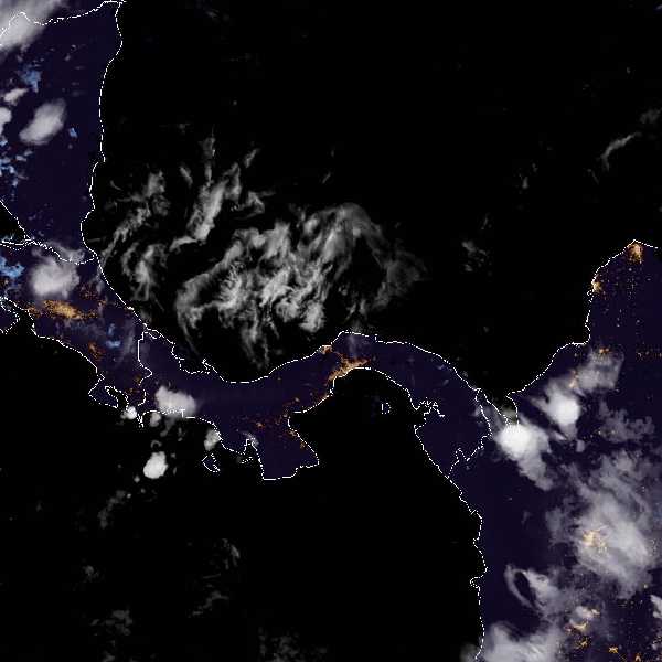 météo tropicale : Image satellite .