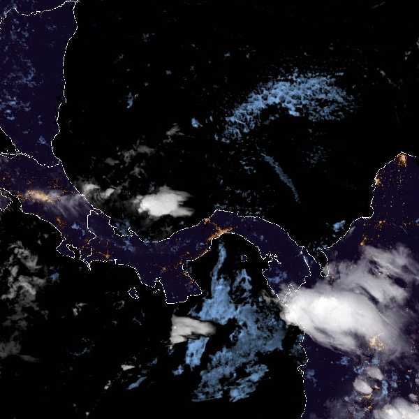 météo tropicale : Image satellite .