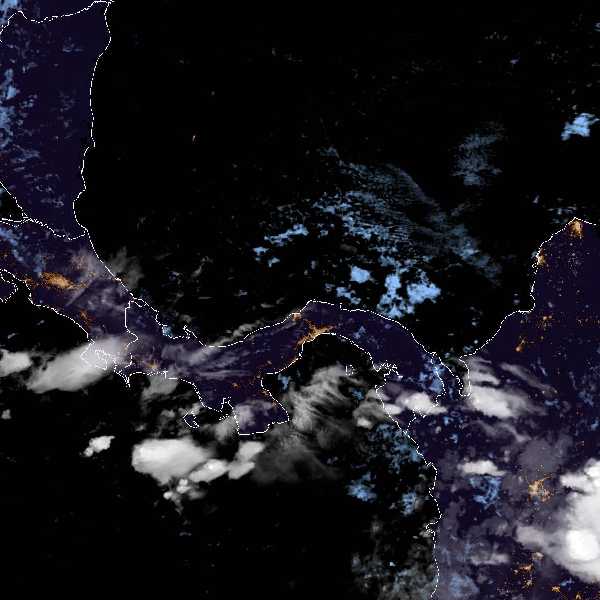 météo tropicale : Image satellite .
