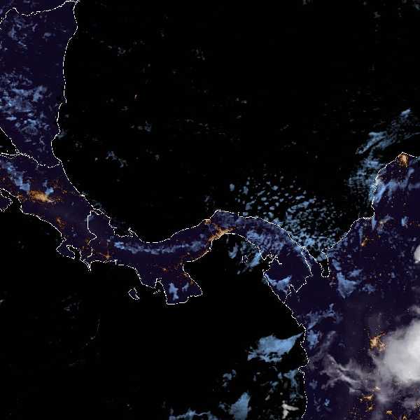 météo tropicale : Image satellite .