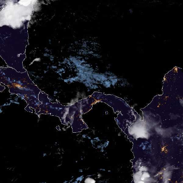 météo tropicale : Image satellite .