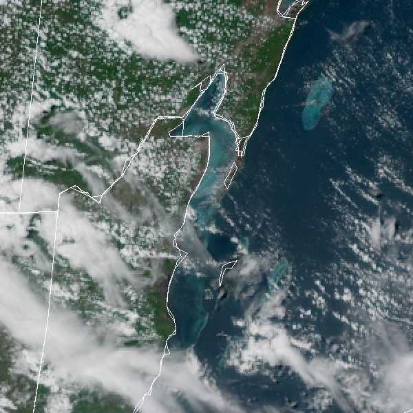 météo tropicale : Image satellite .